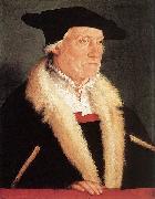 Christoph Amberger, Portrait of the Cosmographer Sebastien Menster